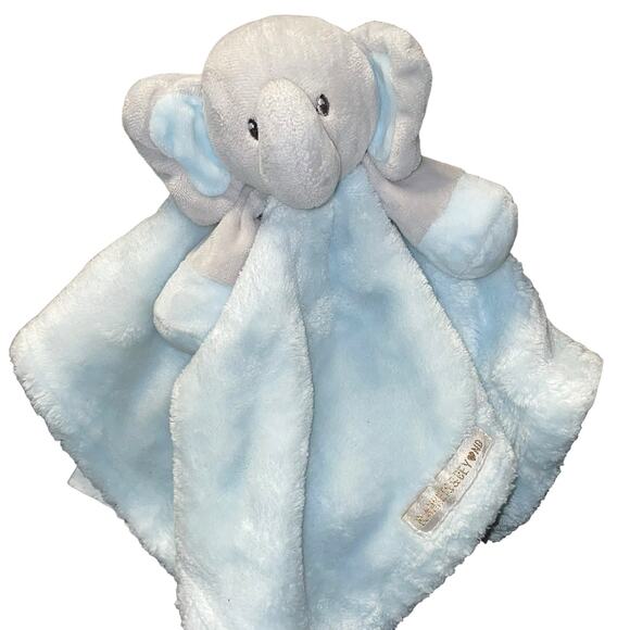 Blankets & Beyond Lovey Elephant Plush Security Blanket Stuffed Animal Nursery - Picture 2 of 10
